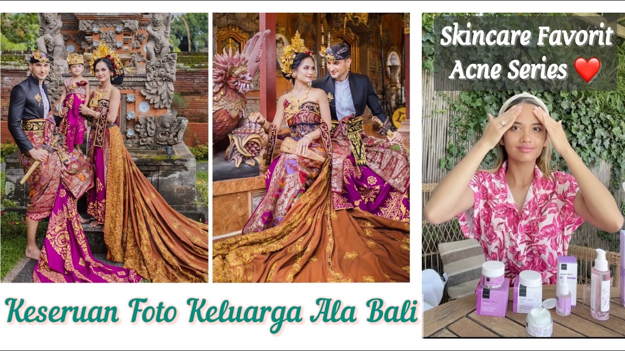 Akhirnya Nyobain Acne Facial Wash 🥰 Serunya Foto Keluarga ala Bali, Walau Evan Susah Banget Senyum 😂