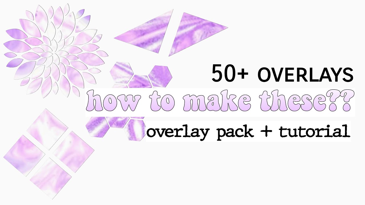 How to make an overlay / mask + overlay pack for you | rarity's corner