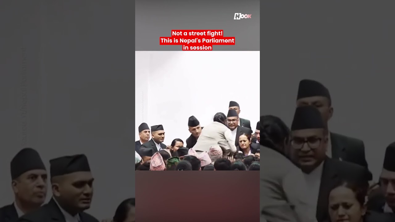 Parliament or playground? Chaos erupts inside Nepal's house