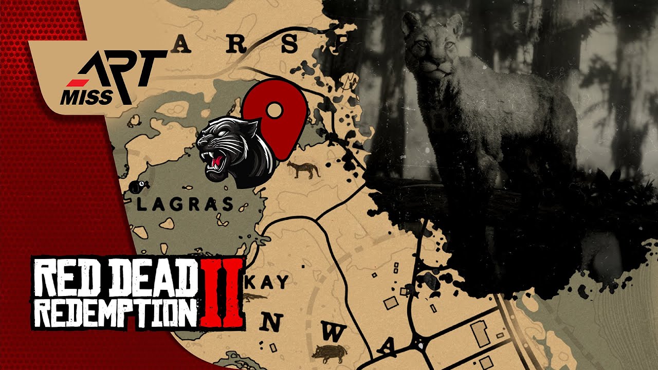 Где найти ПАНТЕРУ ◉ 2 ЛОКАЦИИ ➤ Red Dead Redemption 2 ❖ Гайд