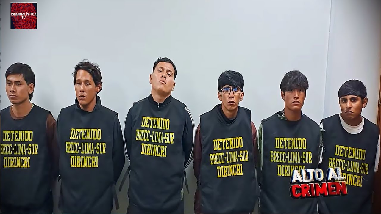 Caen Bandas Criminales 