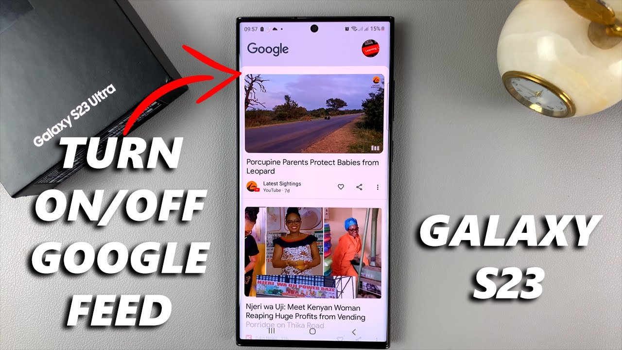 How To Turn Google Feed ON or OFF On Samsung Galaxy S23 / S23+ / S23 Ultra