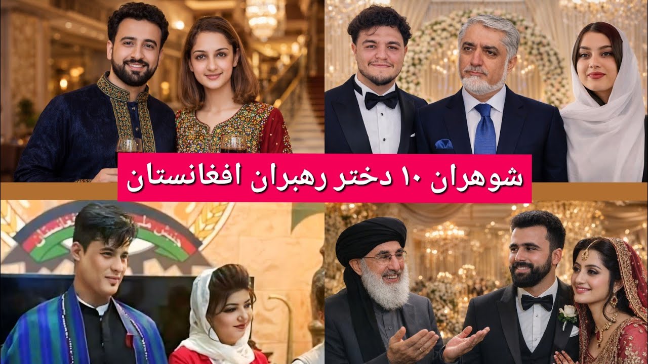 همسران دختران رهبران افغانستان؛ چه کسانی‌اند و کجا زندگی می‌کنند؟