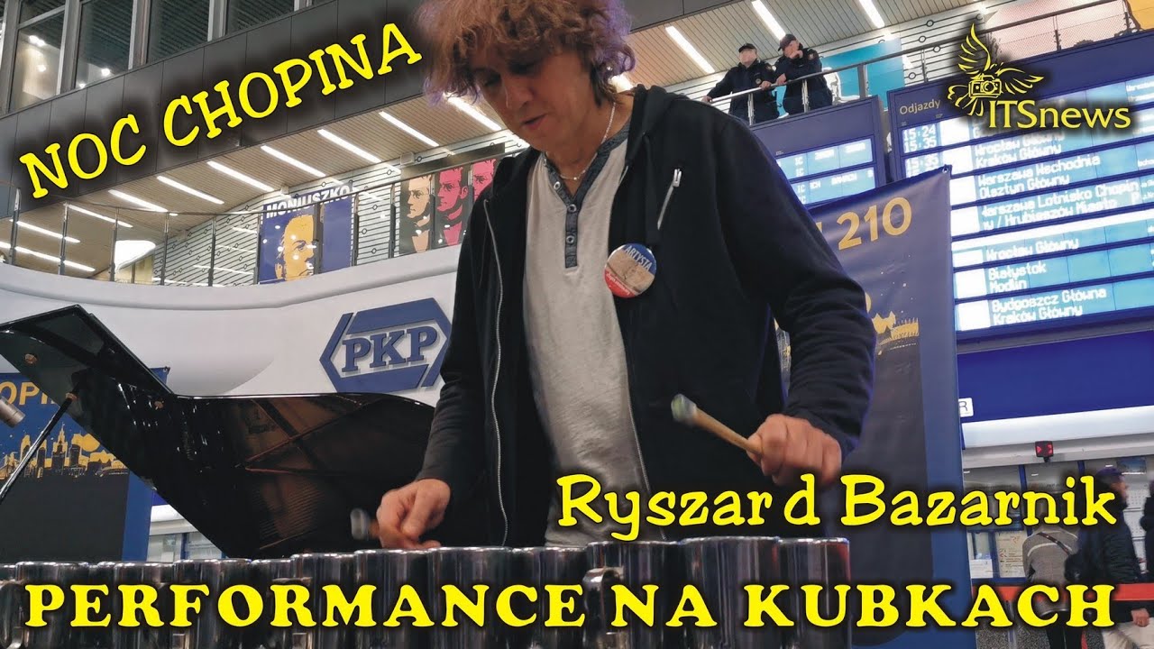 Ryszard Bazarnik - performance na Kubkach. XI Festiwal Koncerty Urodzinowe Chopina.