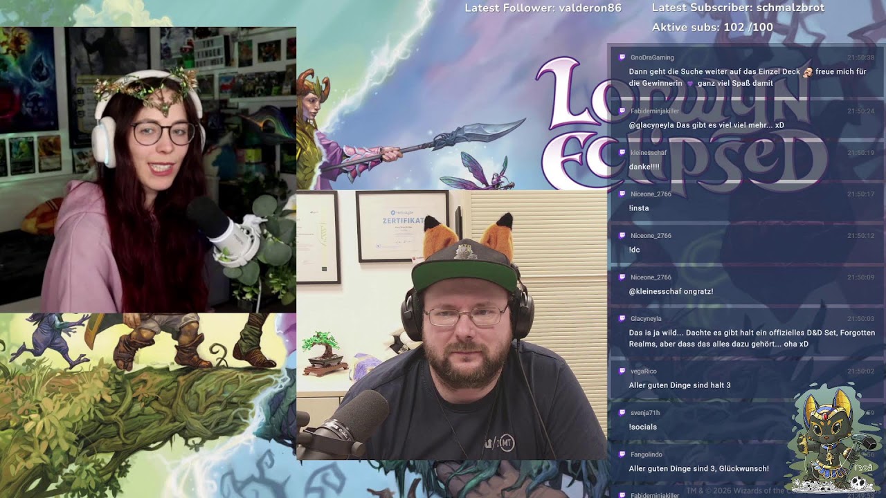 😻 Lorwyn Commander Duell mit @Svenja71h [Livestream]