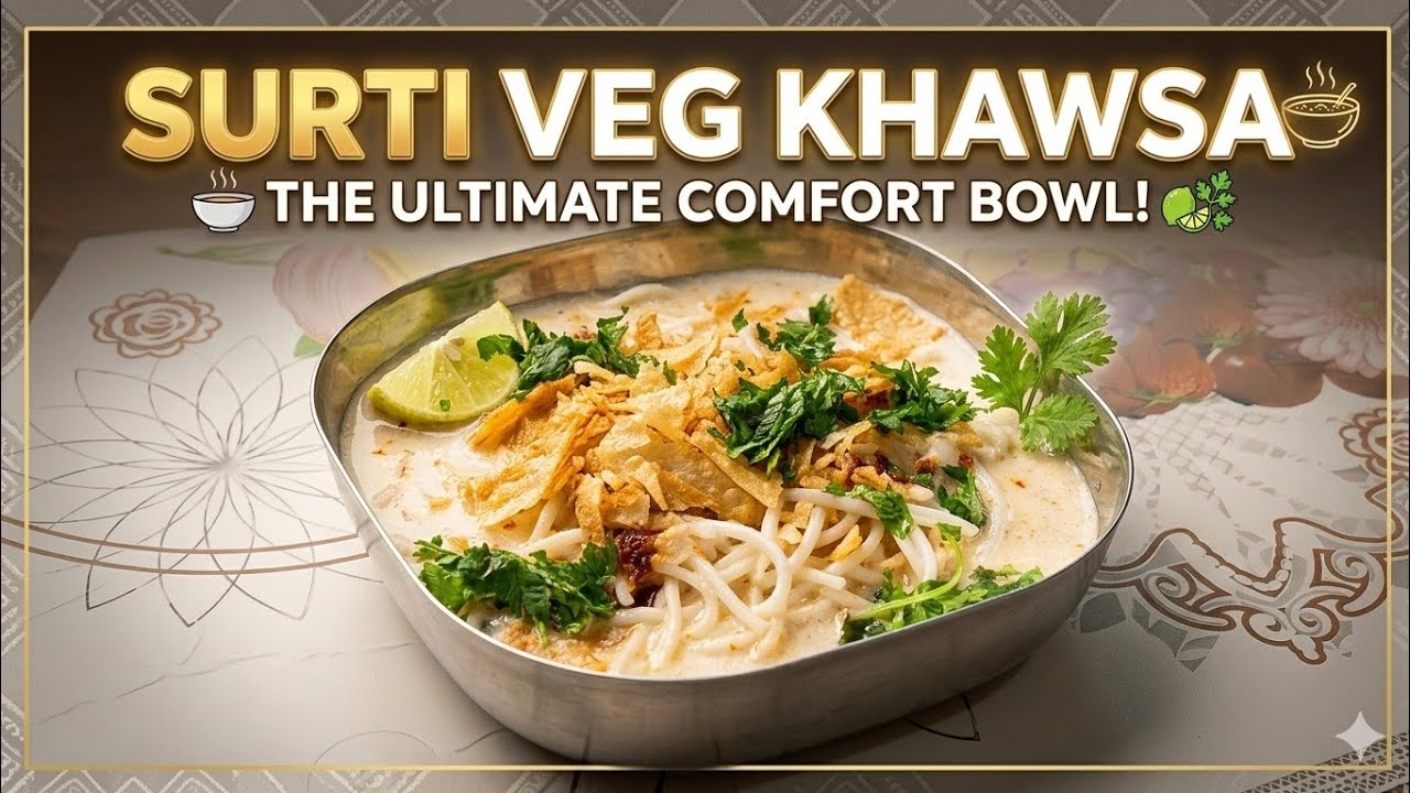 Surti Special Veg Khawsa Receipe| Surat Famous Khawsa| Surati Khawsa| Street Food 