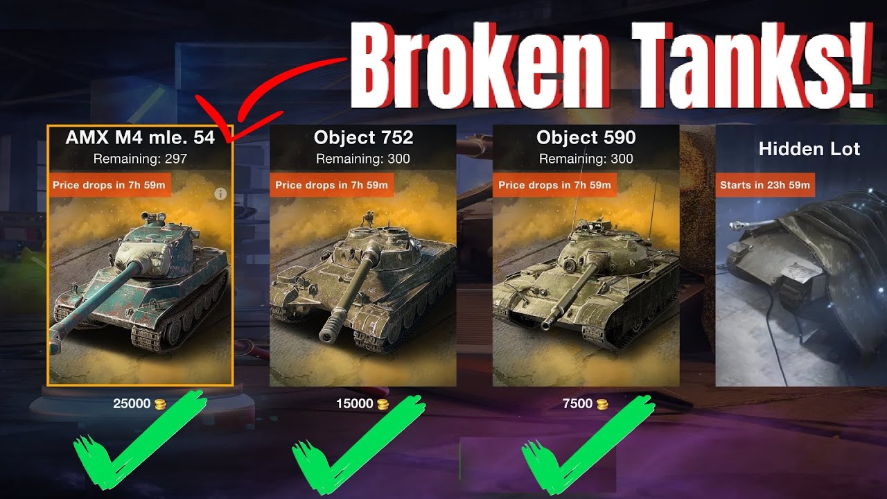 THESE TANKS ARE BROKEN IN WOTB AUCTION! BUY THEM NOW!