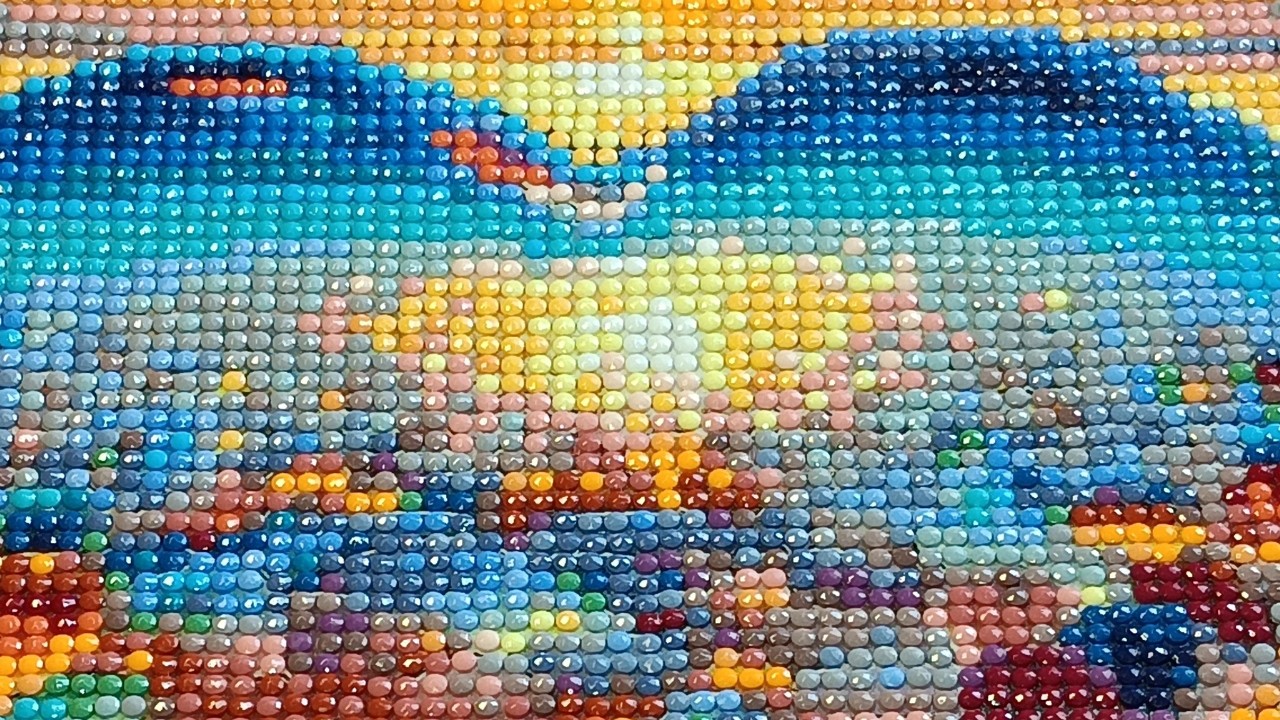 Diamond Painting ASMR 💎 Stone by Stone 🌞 Beach Heart | No Talking | Final