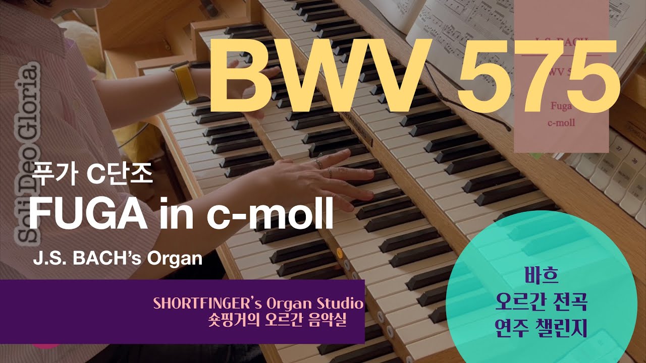 [JS BACH Organ] BWV 575 Fuga in c moll 바흐 푸가 c단조 Hauptwerk Bückeburg Janke Organ