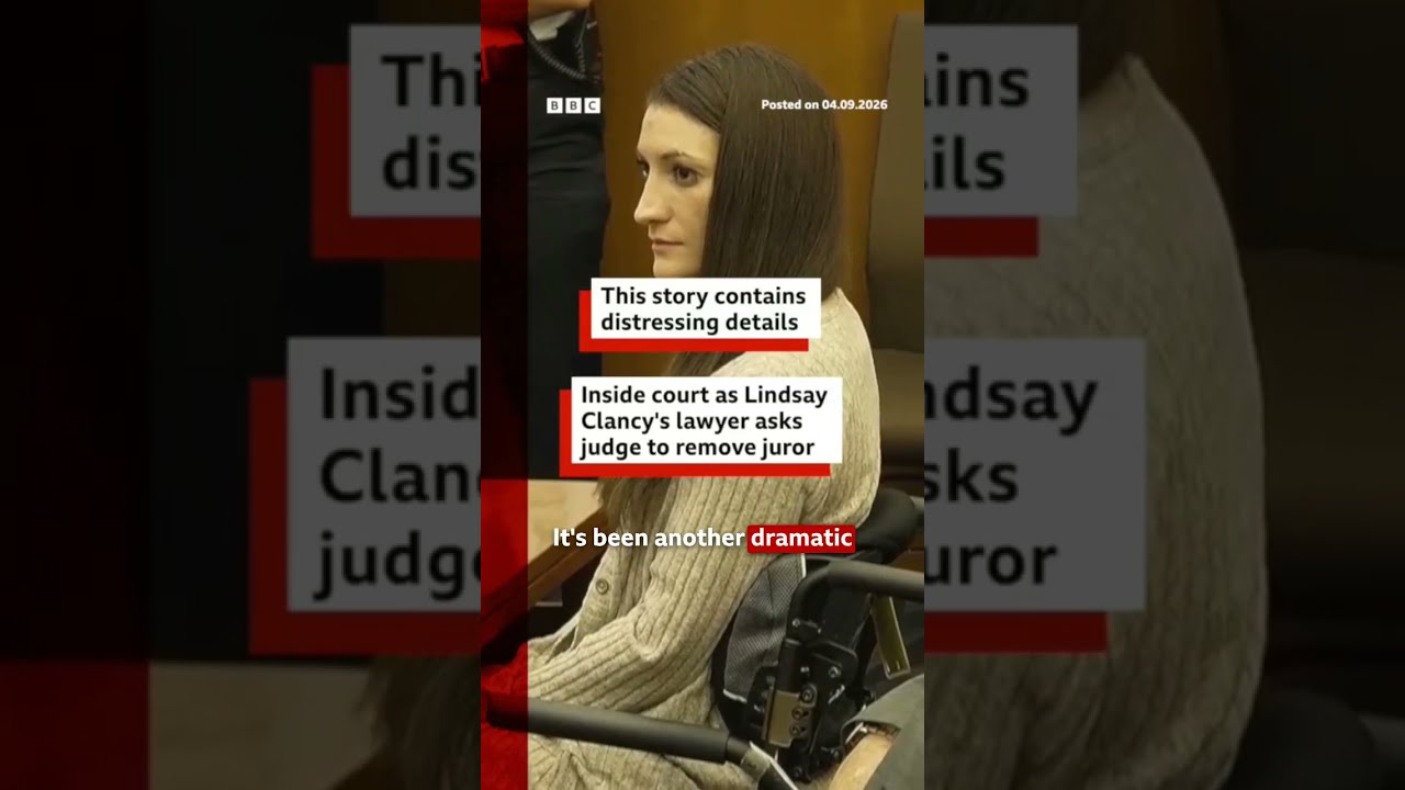 What happened inside court as Lindsay Clancy&rsquo;s lawyer asked the judge to remove a juror? #BBCNews