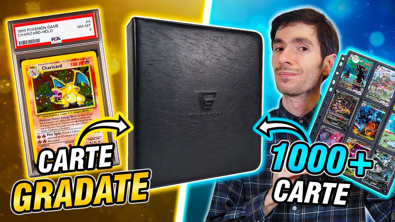 Album per CARTE GRADATE e COLLEZIONI da 1000+ carte | Graded Card Binder Gemloader