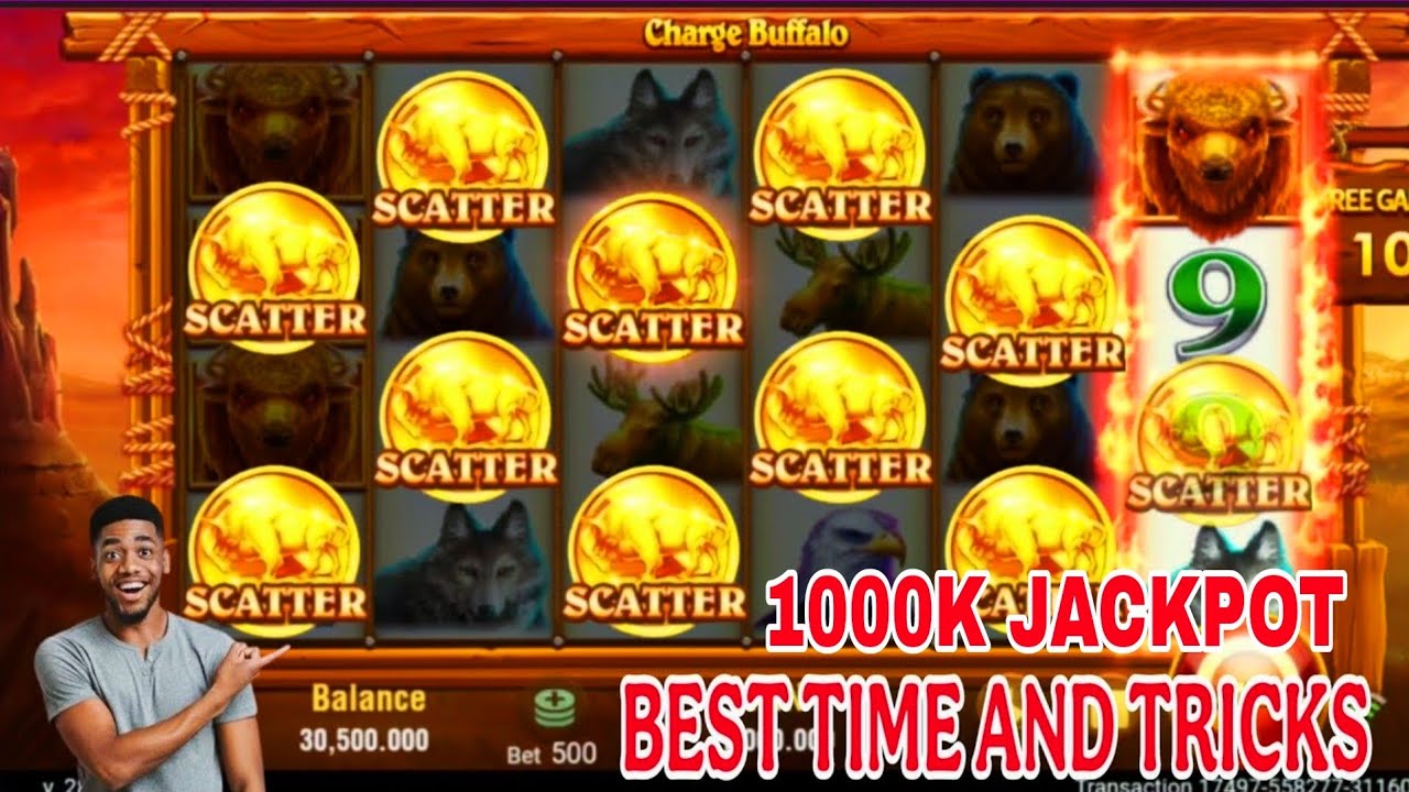 100k Jackpot Win in Charge Buffalo // jili Best Slot  Charge buffalo // Top 5 Jackpot Tips and Time