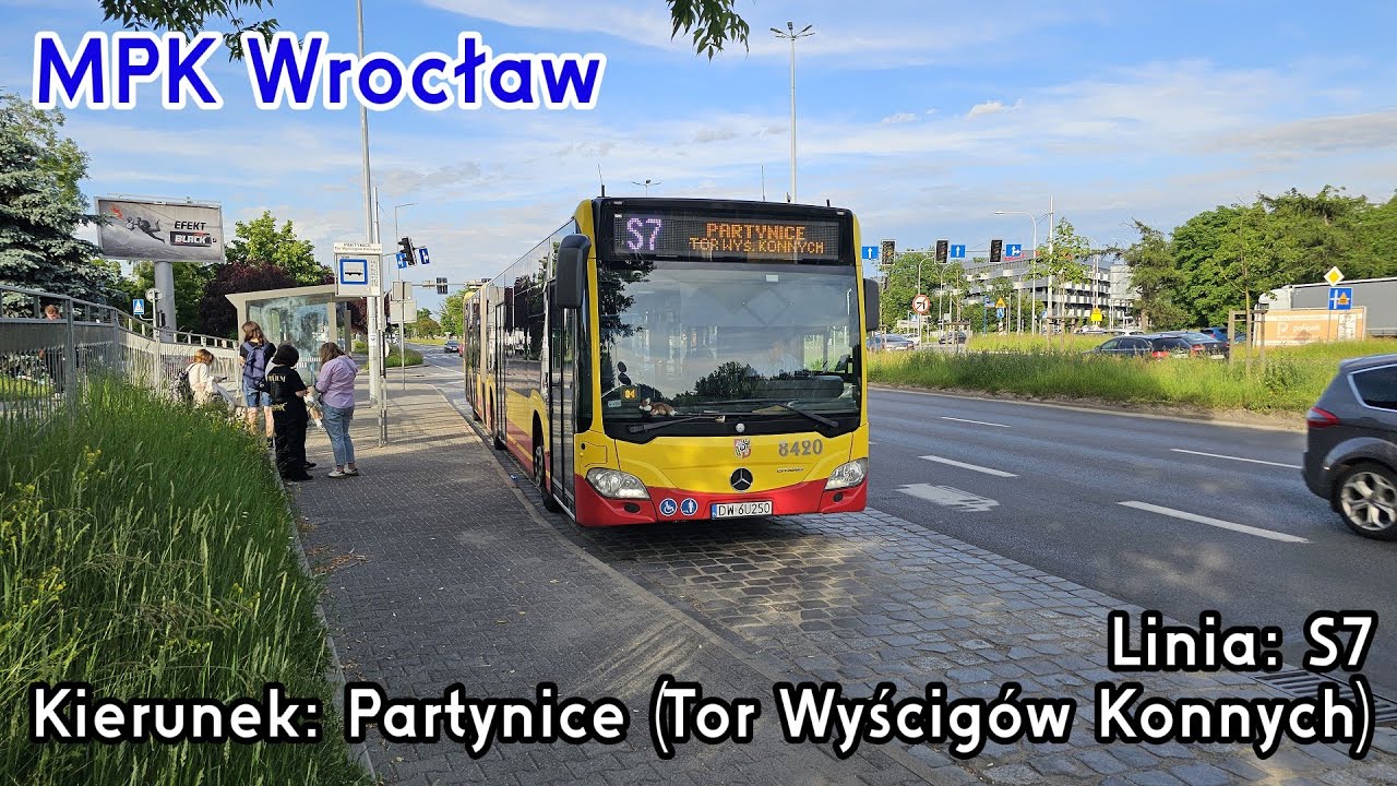 [🇵🇱PL] TIMELAPSE: MPK Wrocław - Linia: [🚍S7]