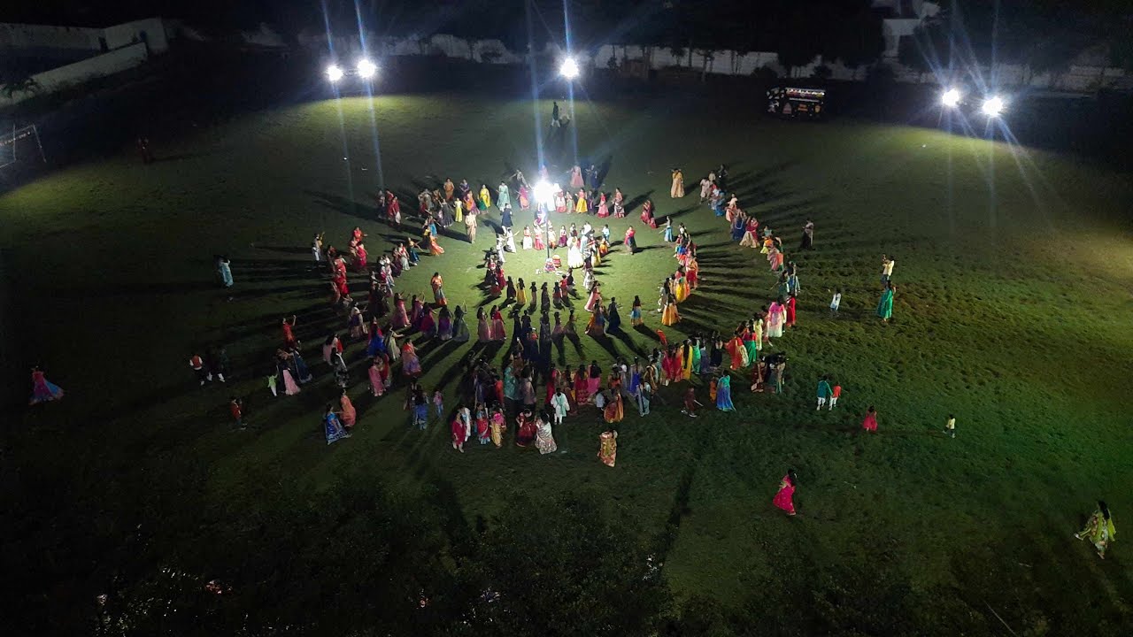 BATHUKAMMA & DANDIYA NIGHT Celebration, Meridian School Uppal