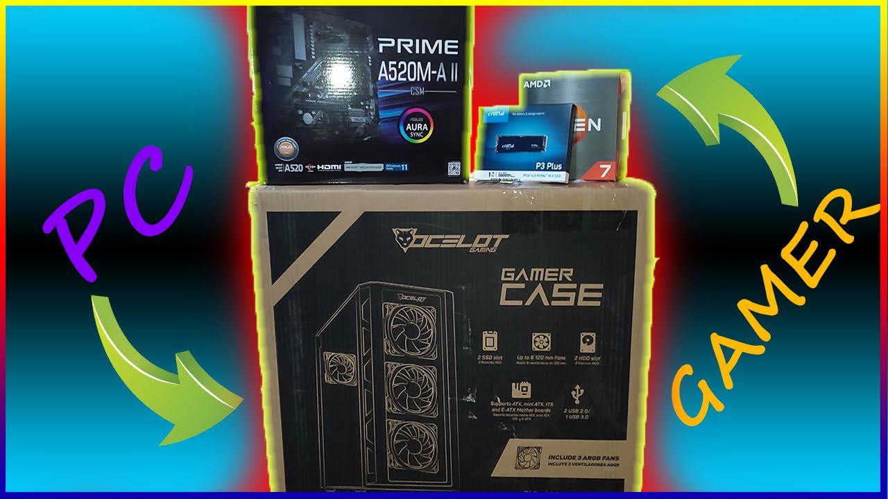 Gabinete OCELOT GAMING White BLIXARD | Calidad precio y con RGB