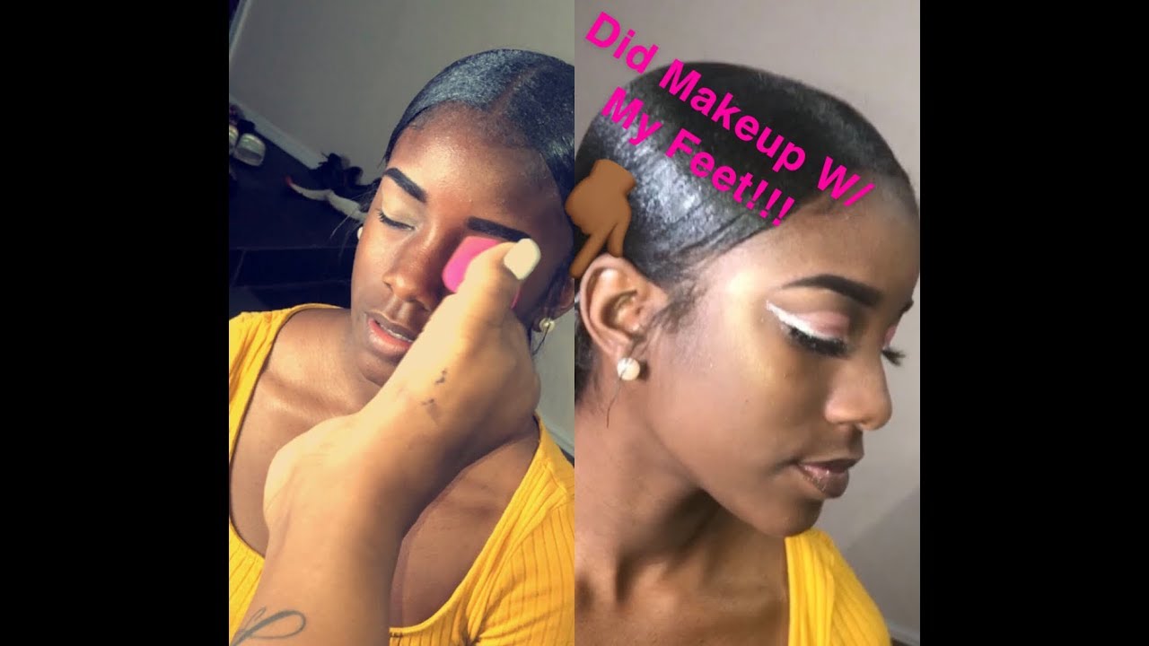 Prom Makeup Done W/ My Feet| By Its_kashmiere