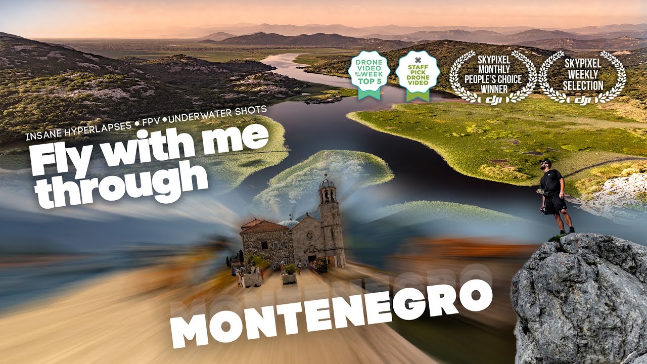 Fly with me through MONTENEGRO ( Insane hyperlapses, fpv, drone and underwater shots)