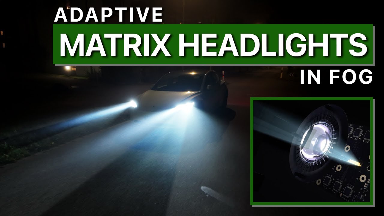 Tesla's Adaptive Matrix Headlights TEST