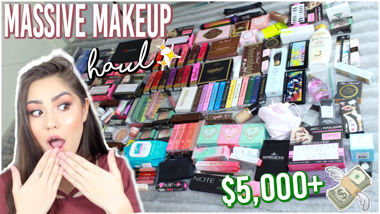 $5,000+ MASSIVE MAKEUP HAUL ♡ Gen Beauty LA, Too Faced HQ, Morphe Store, etc.!