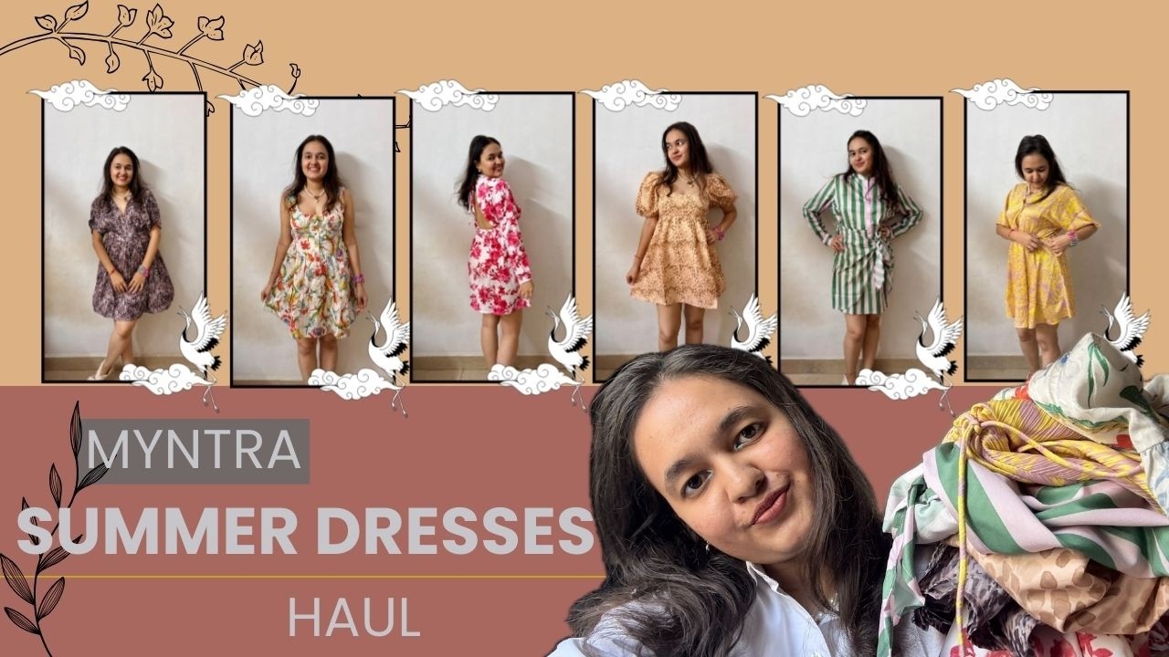 Myntra Mini Dresses Haul | Summer/ Spring Short Dress | Myntra Sale haul 😀