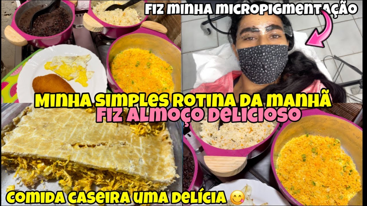 SÁBADO CHUVOSO | COMIDA BOA / CAFÉ DA MANHA/ ALMOÇO/ FIZ MINHA MICRO + LANCHE DA TARDE
