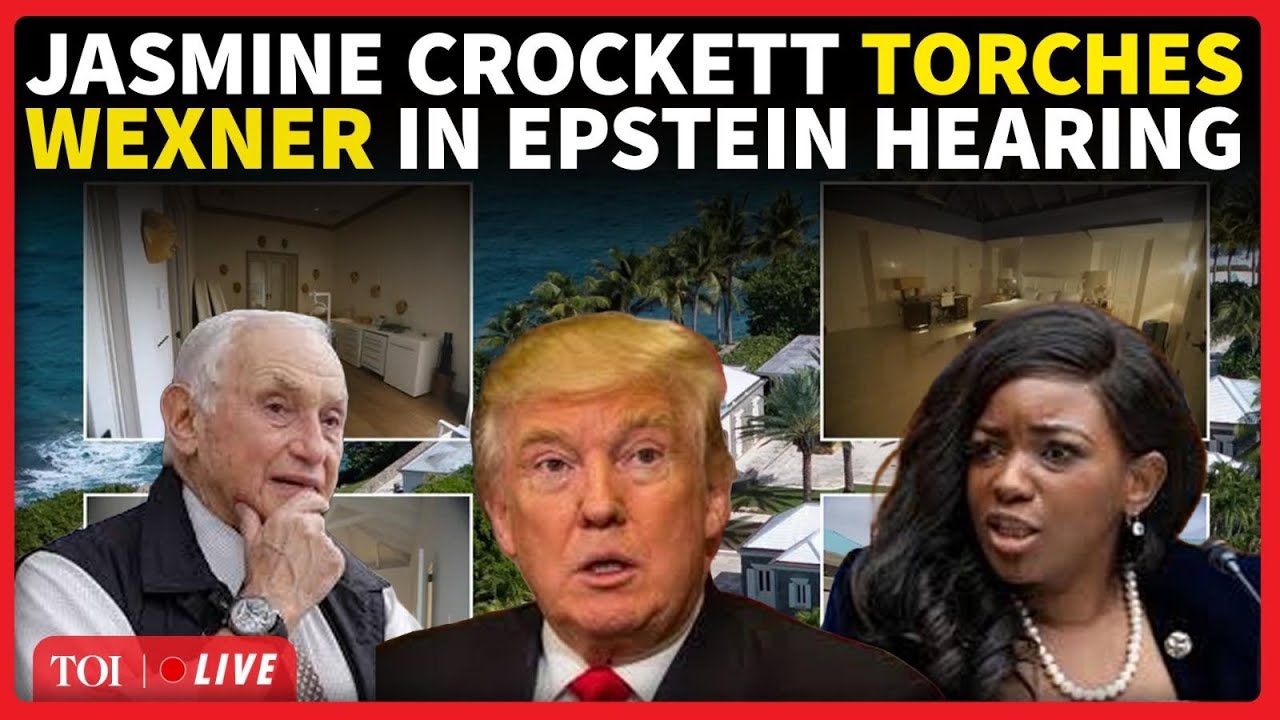'Trump's S**ual Relation With...': Crockett Makes Wexner 'Reveal' Shocking Epstein Secrets | Watch