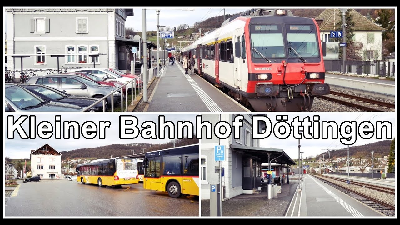 Small Railways Station D&ouml;ttingen, Switzerland  / Kleiner Bahnhof D&ouml;ttingen SBB