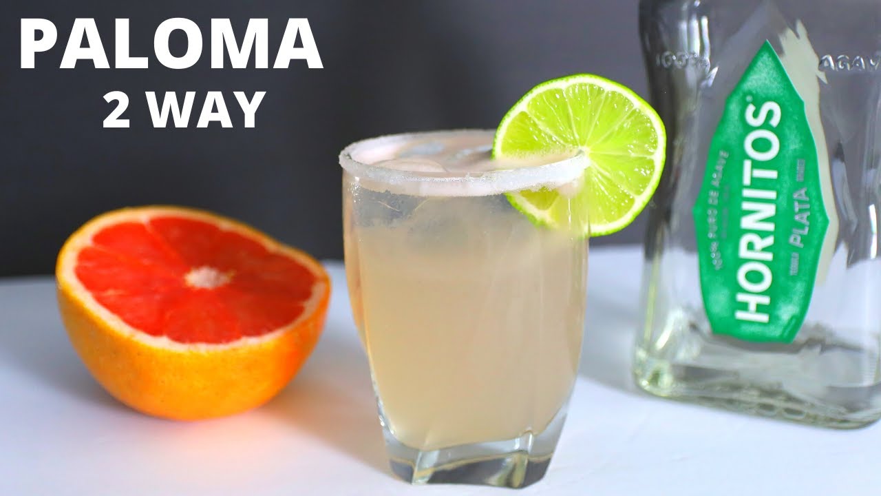 Paloma Cocktail | 2 Way Easy Recipe And From Scratch