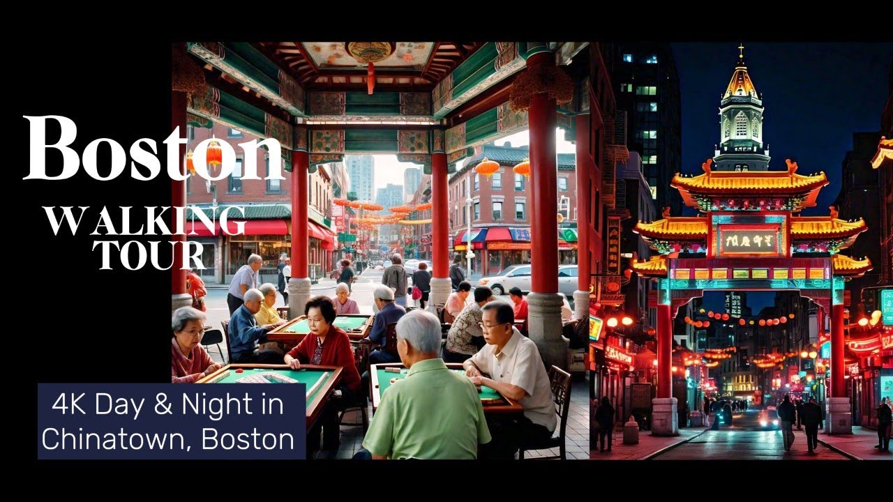 [4K] Boston Chinatown Walking Tour | 2024