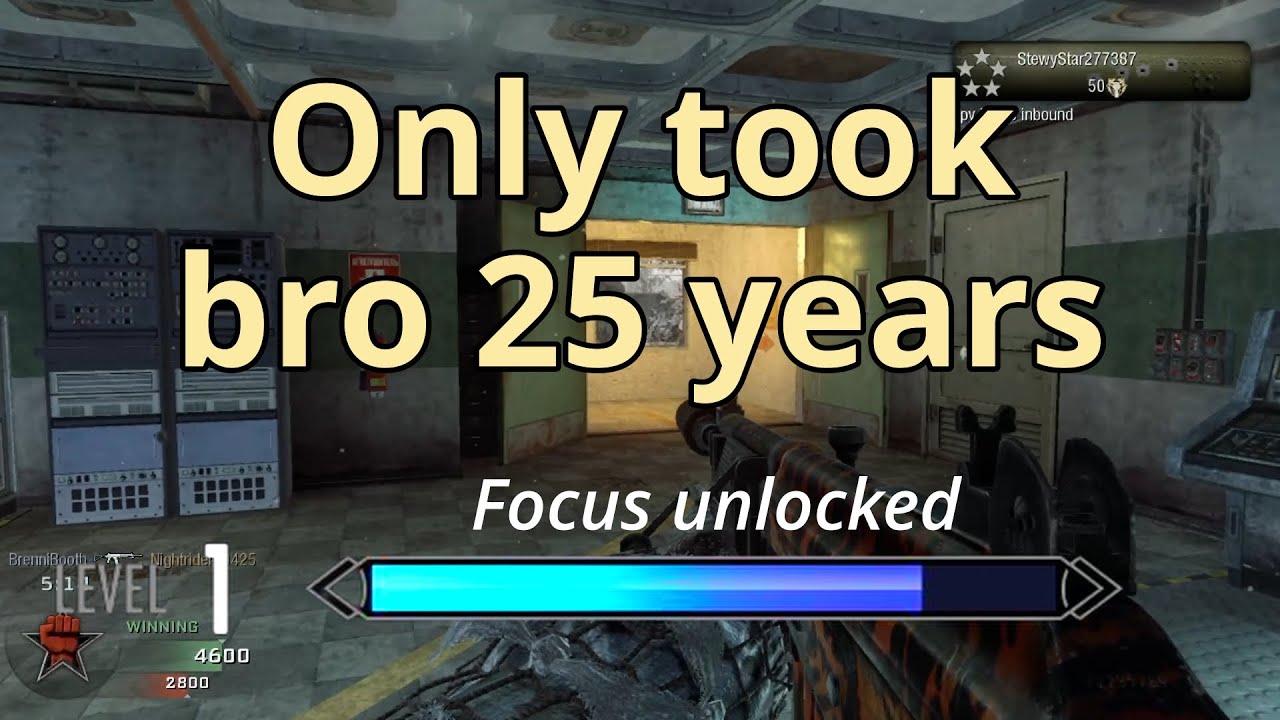 I can finally focus