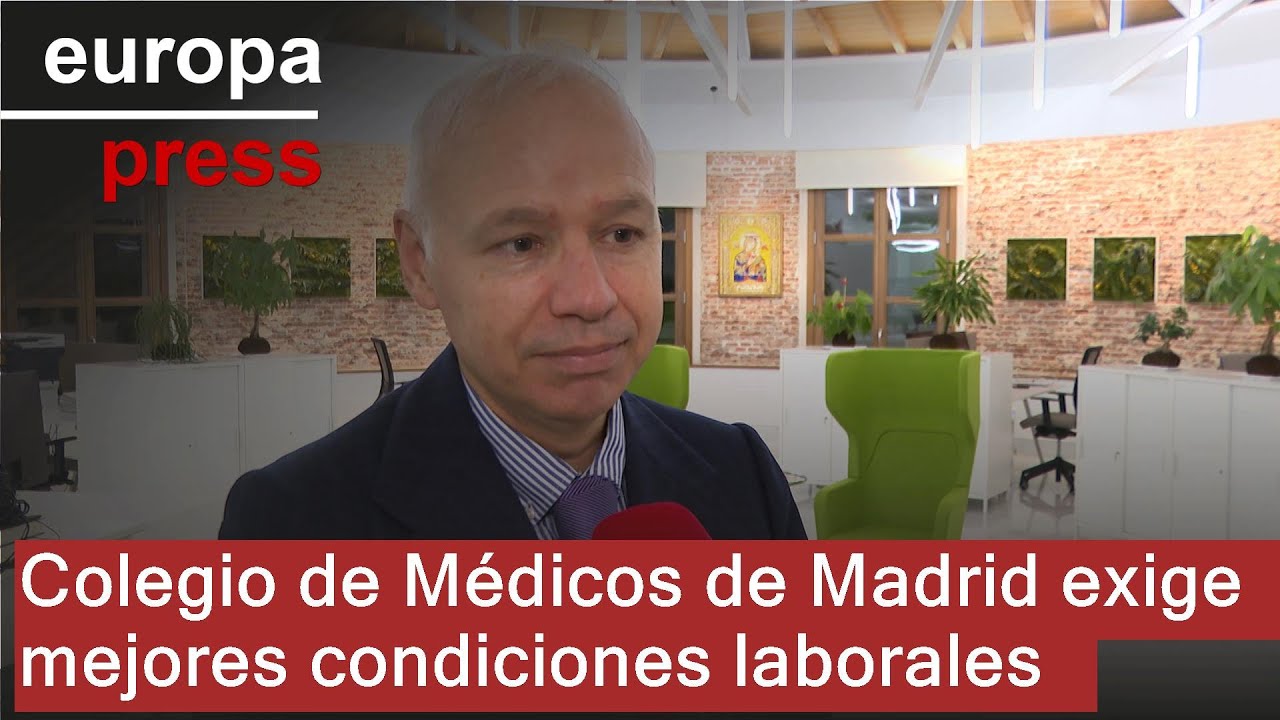 Colegio de Médicos de Madrid pide mejores condiciones laborales para retener el talento médico