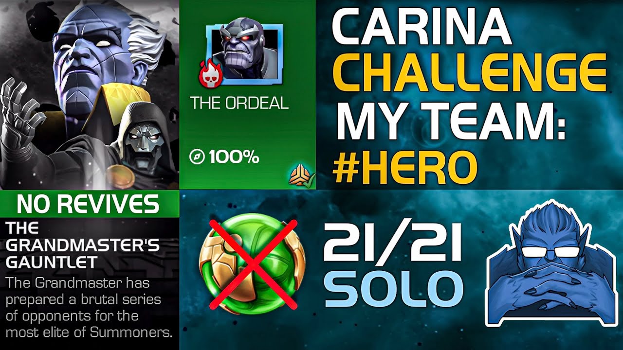 The PERFECT Hero Team for ORDEAL - NO REVIVES?!