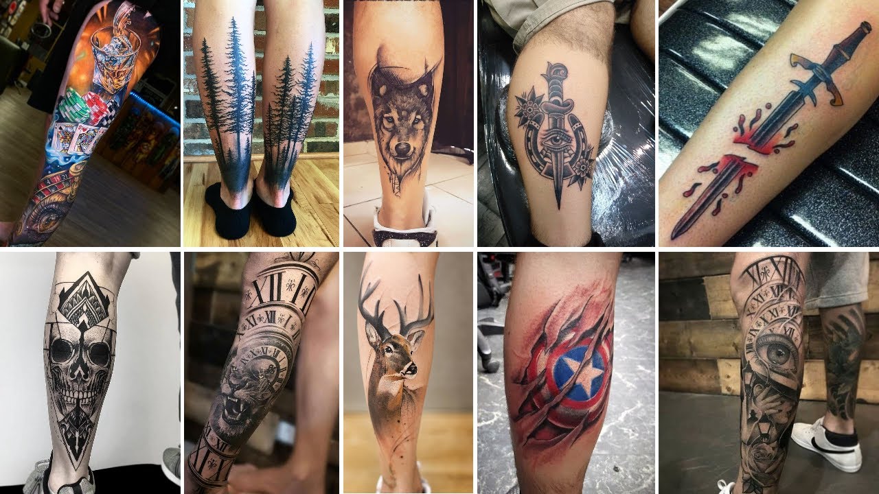 Most Attractive Calf Tattoos For Men 2022 | Mens Tattoo Ideas | Tattoo Designs For Men | #Tattoos