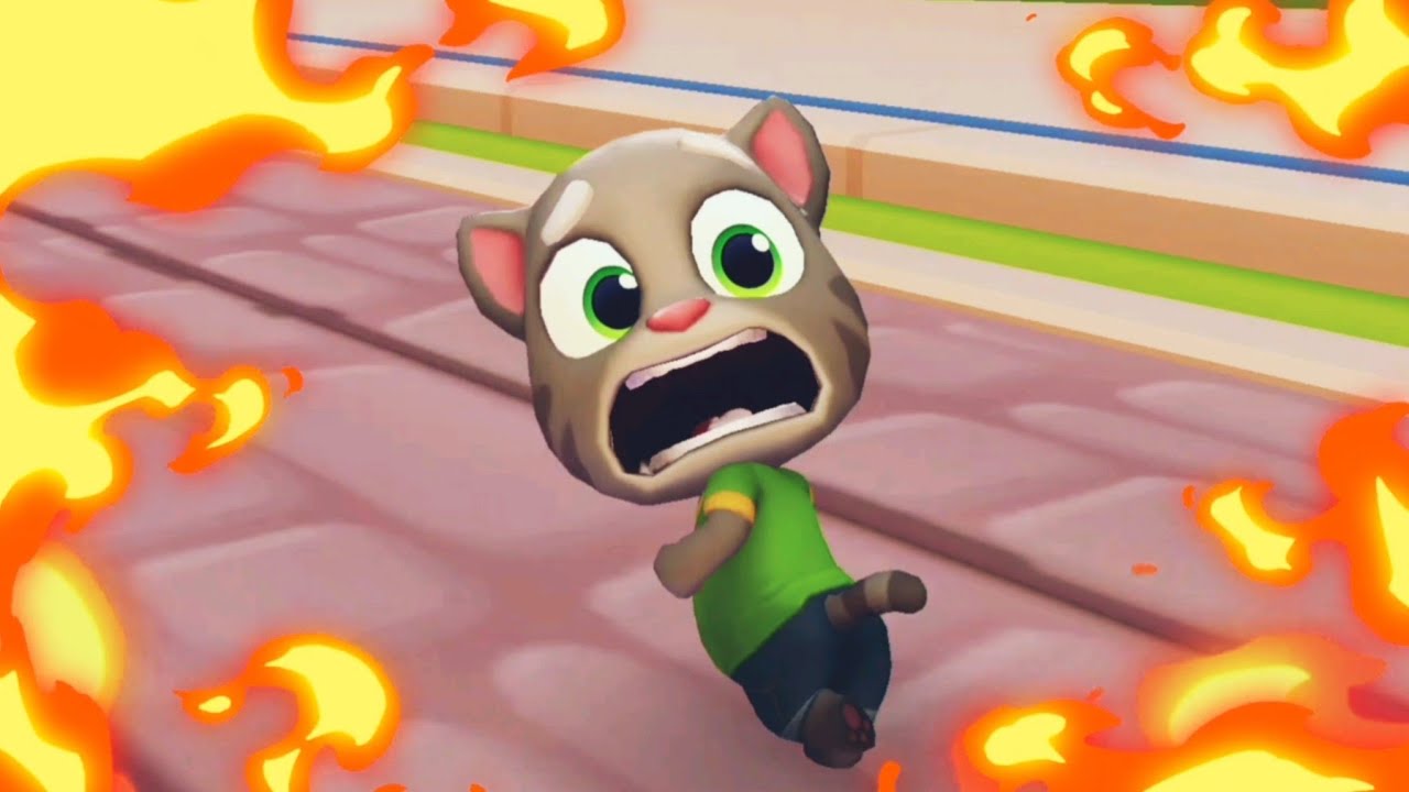 😻 Talking Tom Time Rush Funny Fails | Levels 31–40