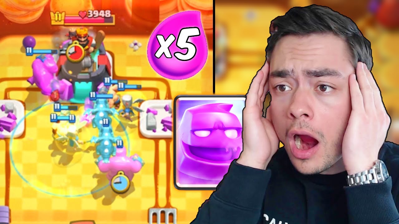 IK SPEEL MET ELIXER GOLEM OP CLASH ROYALE...