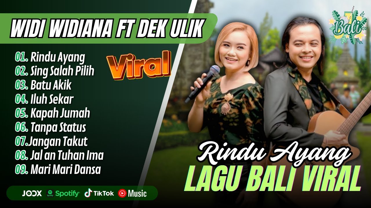 RINDU AYANG - Widi Widiana Ft Dek Ulik Full Album | SING SALAH PLIH || LAGU BALI TERPOPULER 2025