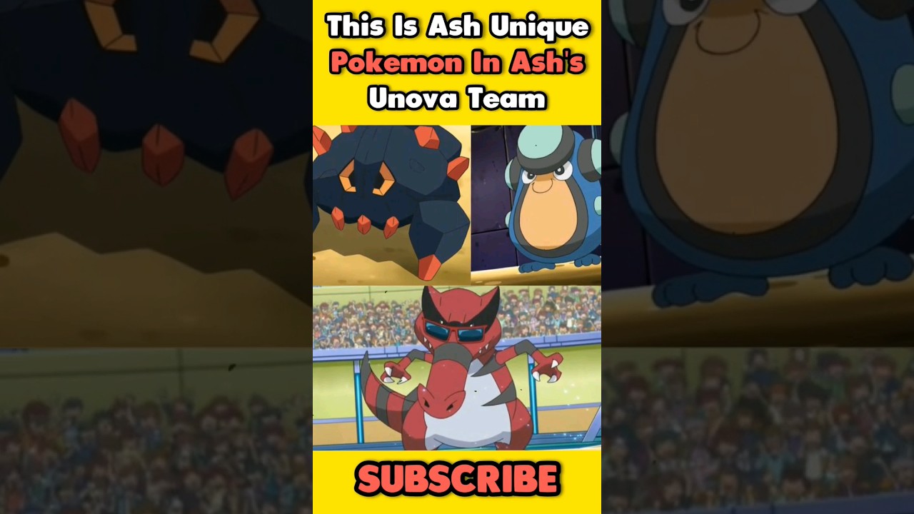 This Is Ash Most Unique Pokemon In Ash's Unova Team 🔥 #shorts