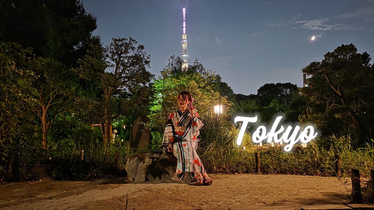 Tokyo Japanese Garden & Sushi Train Date [ASMR]