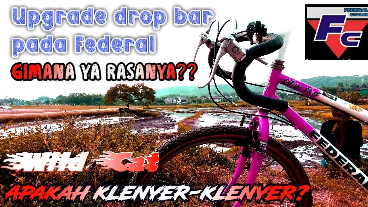 Lady Federal Wild Cat pake drop bar, gimana ya rasanya? #federalcycles #gravelbikes #cyclingvlog