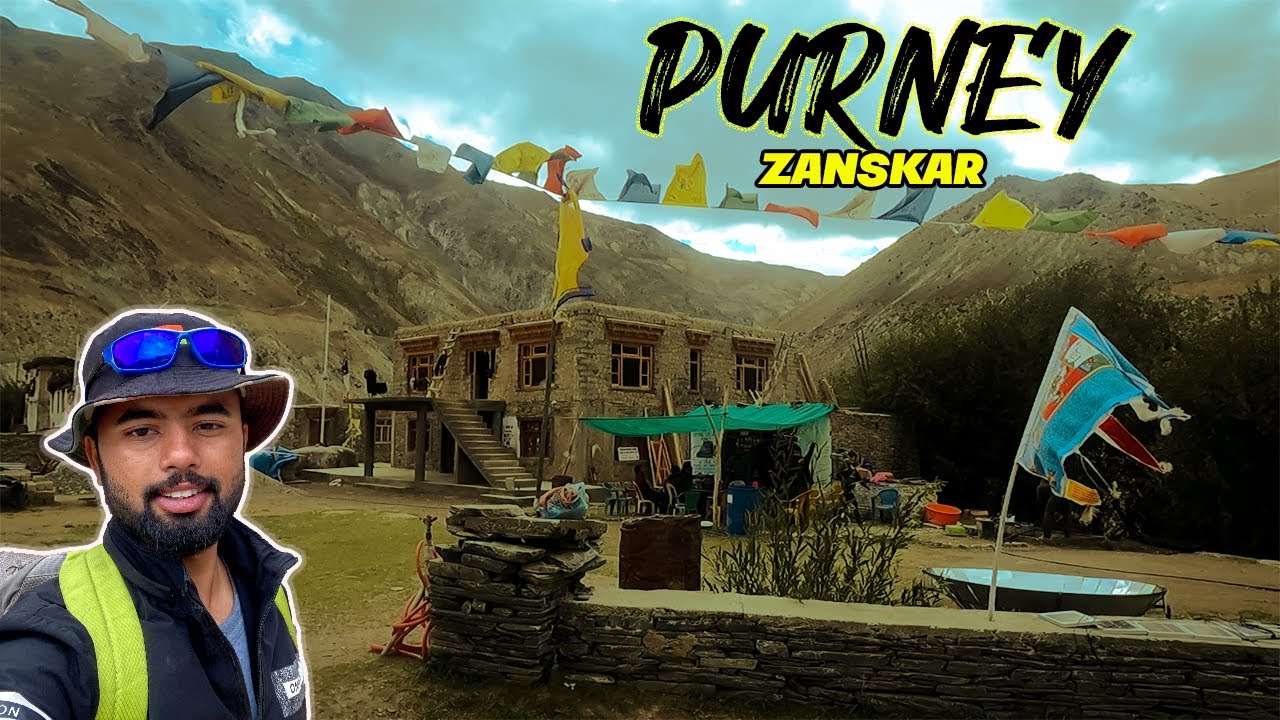 Only 6 Homes in This village 😱| Kurgiakh To Purne |  Zanskar Ride 2023