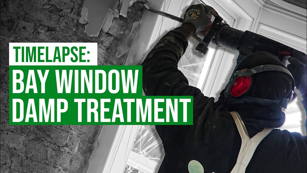 Bay Window Damp Treatment Timelapse! | Environ Property Services.