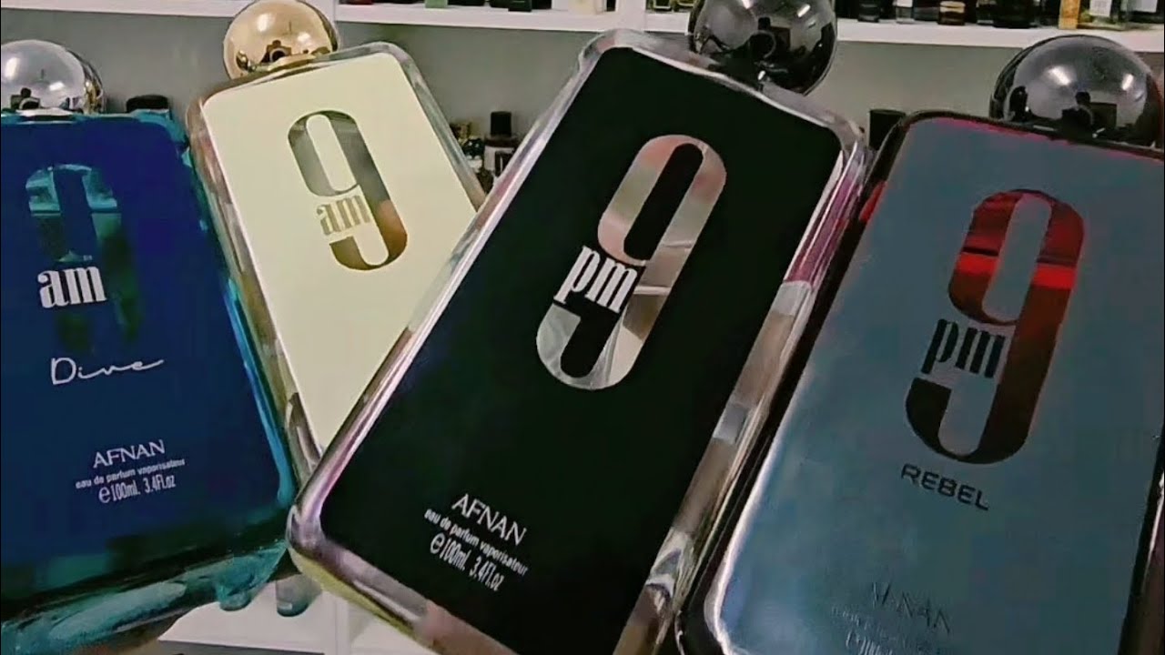 مقارنة بين 4 عطور 9AM + 9PM By Afnan
