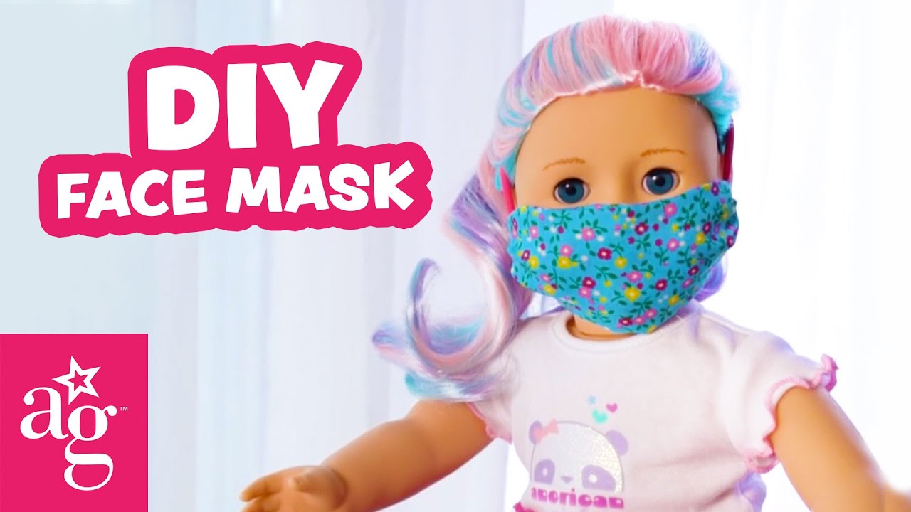 Create a Cute DIY Face Mask For Your Doll | Doll DIY | @AmericanGirl