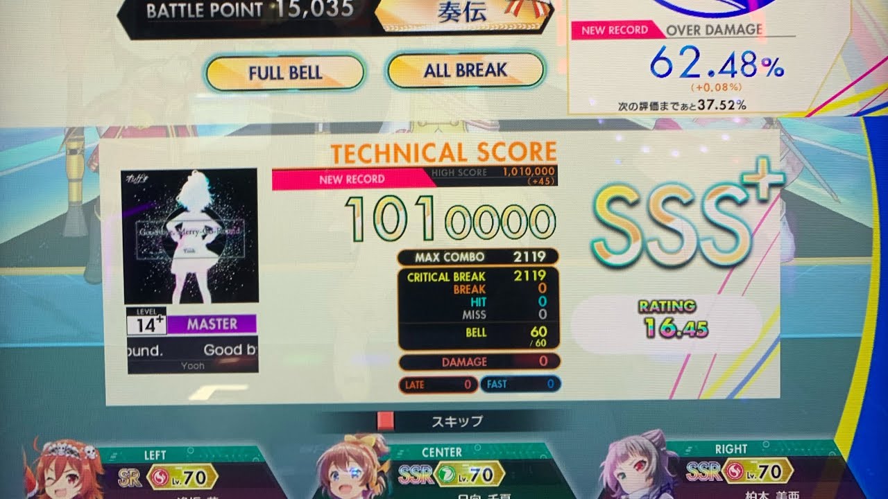 【オンゲキSUMMER+手元】Good bye, Merry-Go-Round. MASTER 理論値