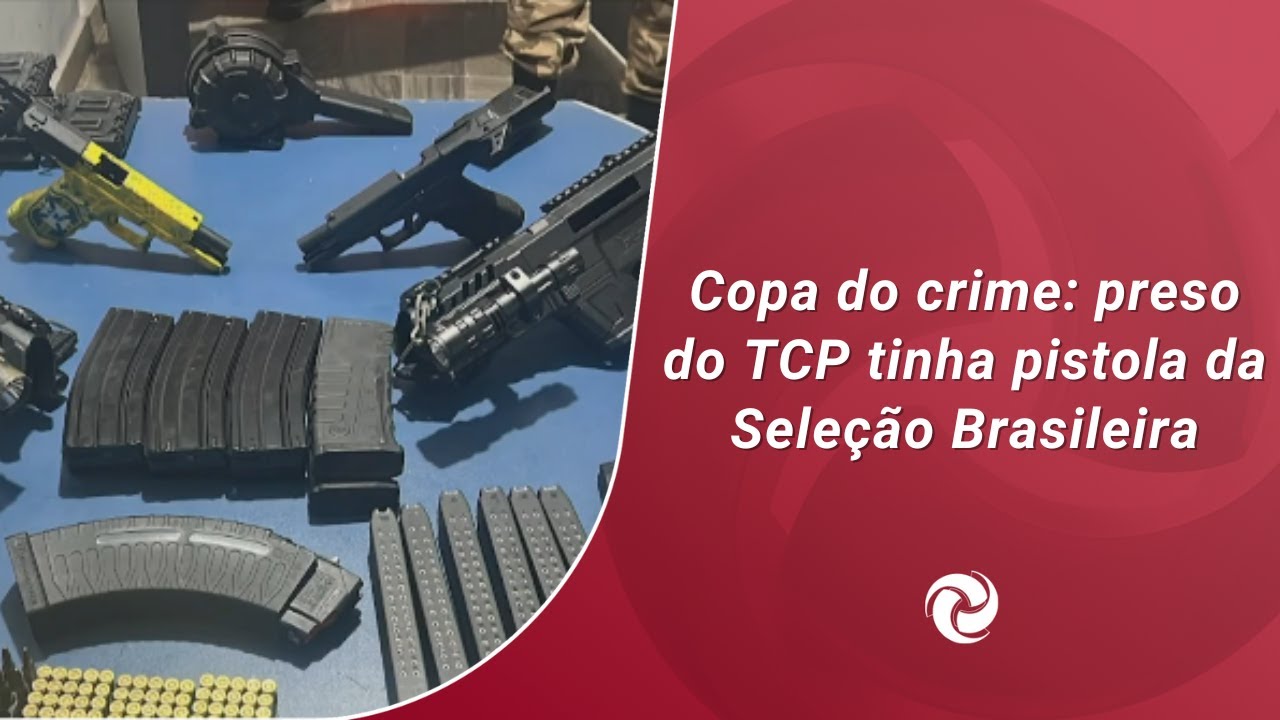 Copa do crime: preso do TCP tinha pistola da Seleção Brasileira