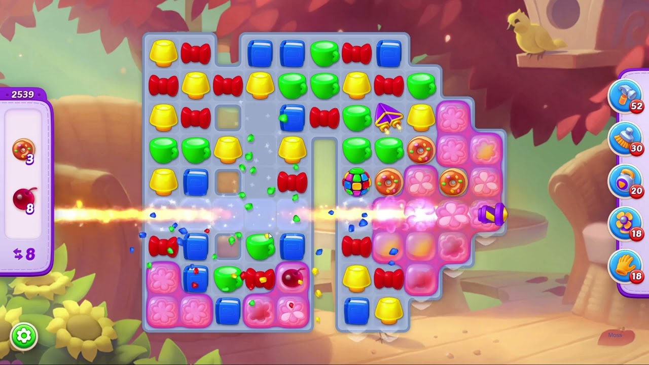 Homescapes Level 2539 - 16 Moves - No Boosters