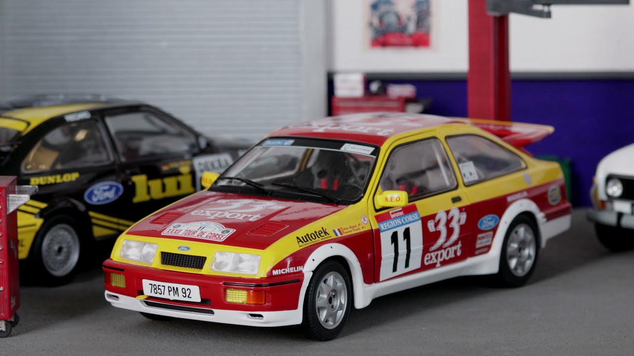 1:18 Ford Sierra RS DTM & Rallye - Découverte et comparatif