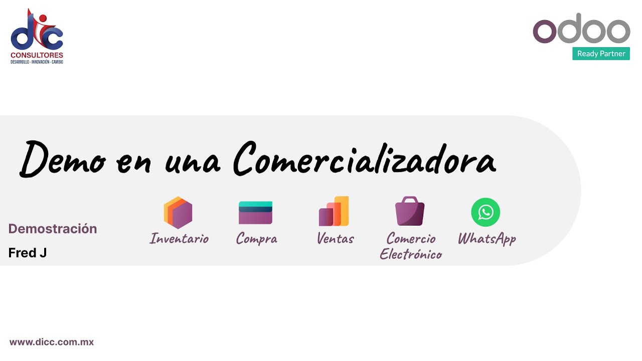 Demo Odoo para Distribuidora | Flujo Completo (Compra, Inventario, Venta, E-commerce y WhatsApp