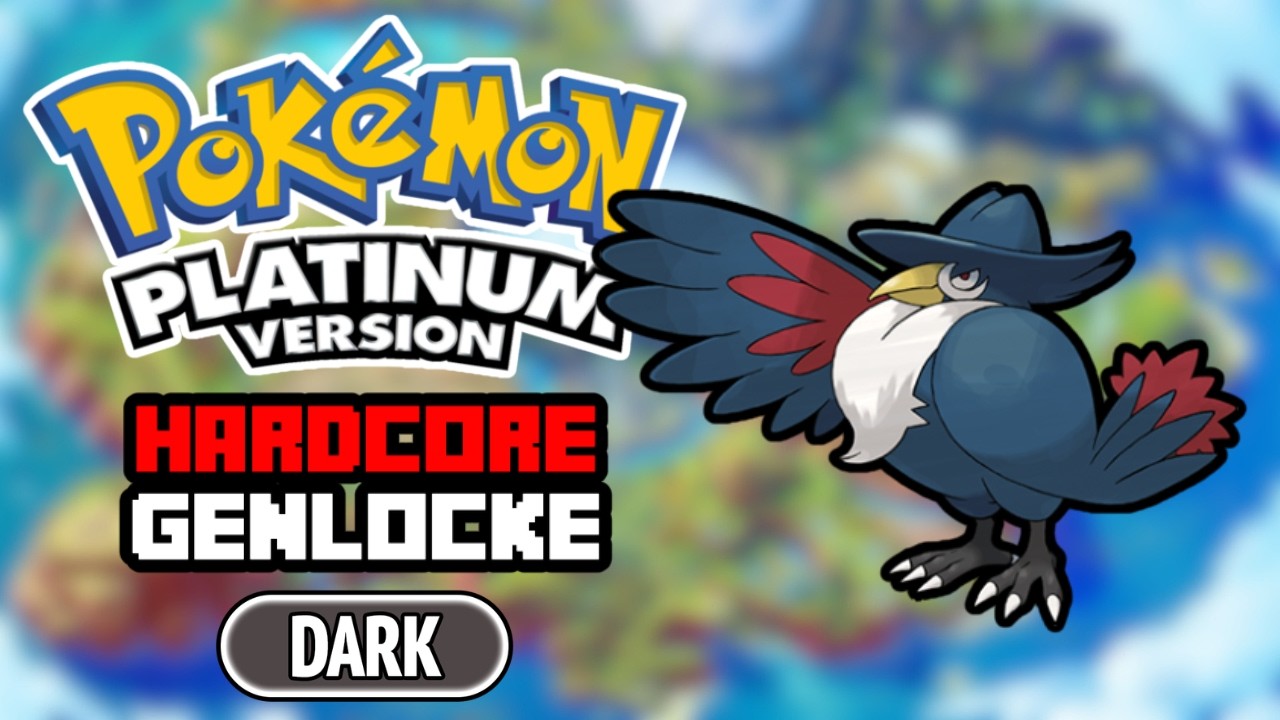 Прохождение Pokemon Platinum в режиме Hardcore Nuzlocke &mdash; только Тёмный уровень (без предметов, б...