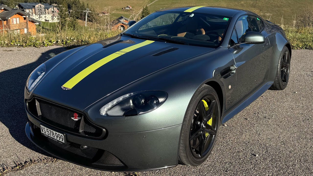 ASTON MARTIN V8 VANTAGE 4.7L AMR 🥰🇬🇧 SEULEMENT 70 EXEMPLAIRES MONDE EN BOÎTE MÉCANIQUE 😱🔥